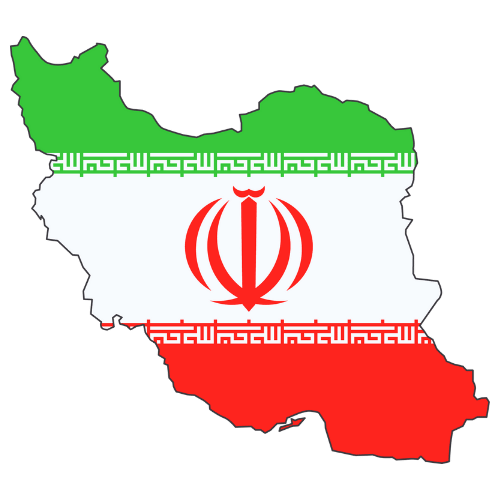 Pictorial representation of big size map of Iran