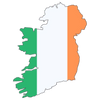 Pictorial representation of map of Ireland