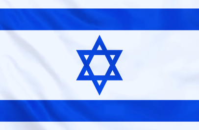 Image illustrating the flag of Israel