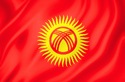 Image illustrating the flag of Kyrgyzstan