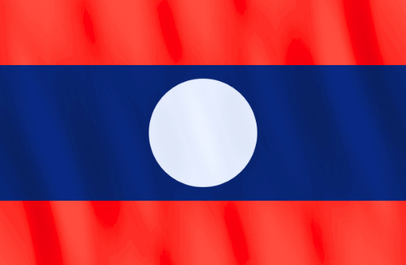 Image illustrating the flag of Laos