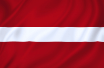 Image illustrating the flag of Latvia