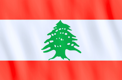 Image illustrating the flag of Lebanon