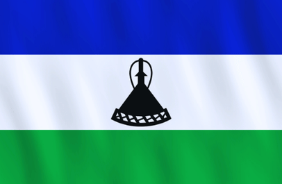 Image illustrating the flag of Lesotho