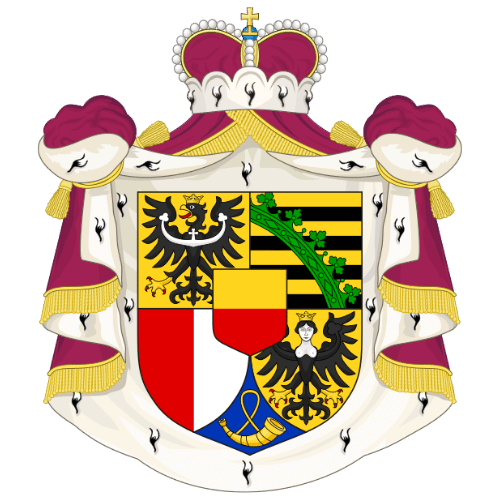 Image showing the big size coat of arms or embelem of Liechtenstein