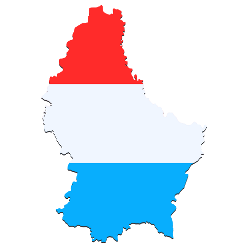 Pictorial representation of big size map of Luxembourg