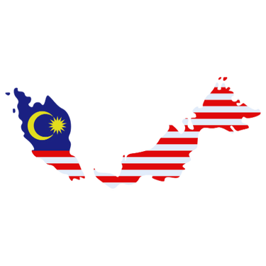 Pictorial representation of map of Malaysia