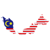 Pictorial representation of the map of Malaysia