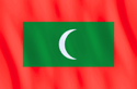 Image illustrating the flag of Maldives