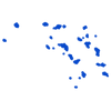 Pictorial representation of map of Marshall Islands