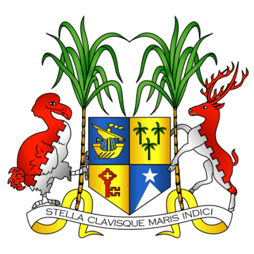 Image showing the big size coat of arms or embelem of Mauritius