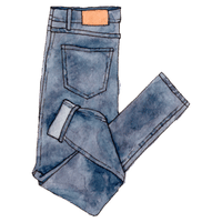 Image Describing Men's Jeans