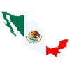 Pictorial representation of the map of Mexico