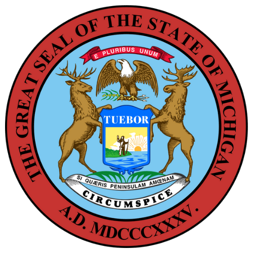 Image showing the state seal of Michigan