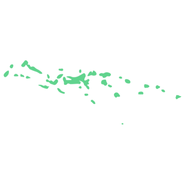 Pictorial representation of map of Micronesia