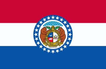 Image illustrating the flag of Missouri