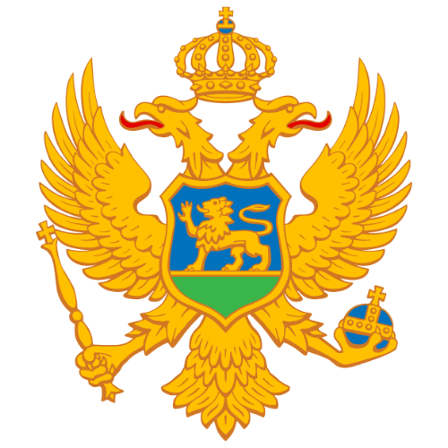 Image showing the big size coat of arms or embelem of Montenegro