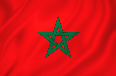 Image illustrating the flag of Morocco