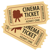 Image Describing Single Movie Ticket