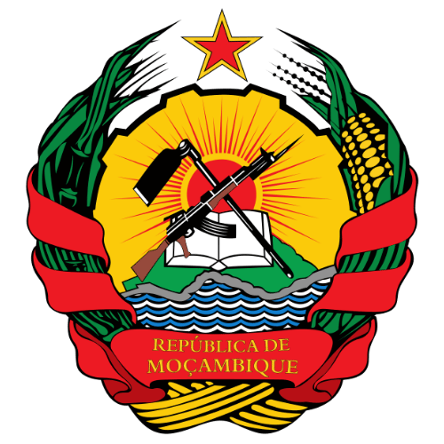 Image showing the big size coat of arms or embelem of Mozambique