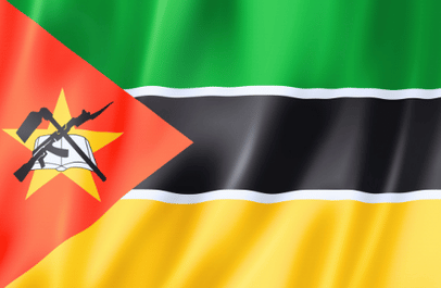 Image illustrating the flag of Mozambique