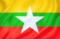 Image illustrating the flag of Myanmar