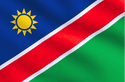 Image illustrating the flag of Namibia