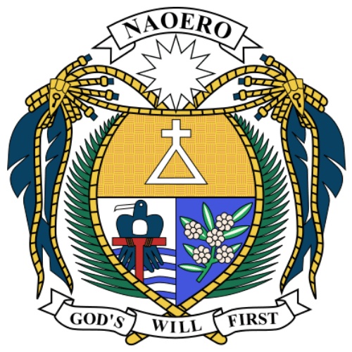 Image showing the big size coat of arms or embelem of Nauru