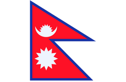 Image illustrating the flag of Nepal