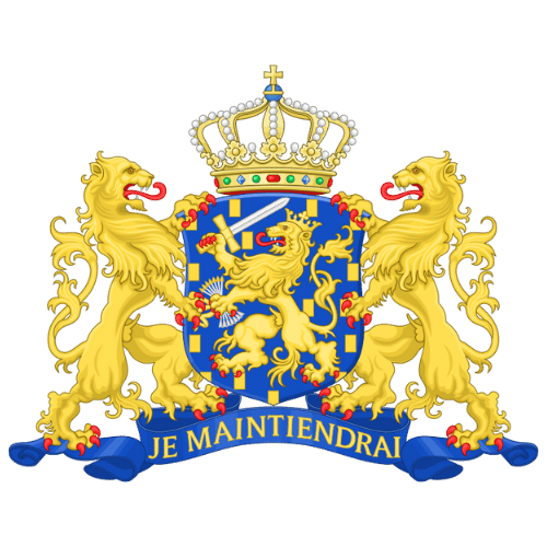 Image showing the big size coat of arms or embelem of Netherlands