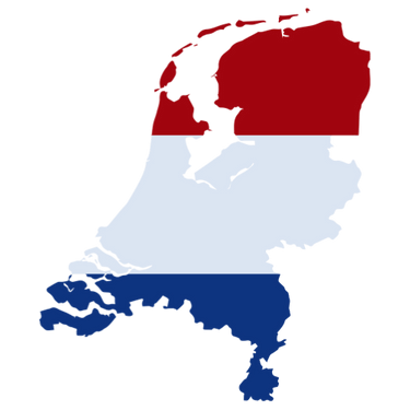 Pictorial representation of map of Netherlands