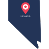 Pictorial representation of the map of Nevada