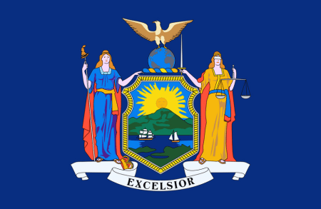 Image illustrating the flag of New York