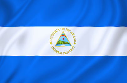 Image illustrating the flag of Nicaragua