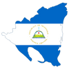 Pictorial representation of map of Nicaragua