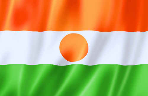 Image illustrating the big size flag of Niger