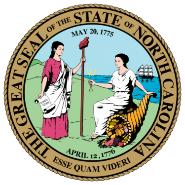 Image showing the state seal of North Carolina