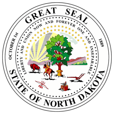 Image showing the state seal of North Dakota