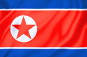 Image illustrating the flag of North Korea