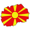 Pictorial representation of map of North Macedonia