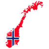 Pictorial representation of map of Norway