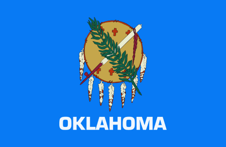 Image illustrating the flag of Oklahoma