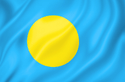 Image illustrating the flag of Palau