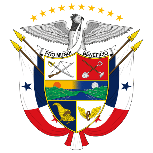 Image showing the big size coat of arms or embelem of Panama