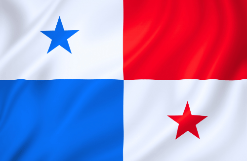 Image illustrating the big size flag of Panama