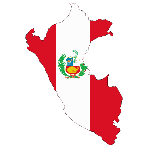 Pictorial representation of big size map of Peru