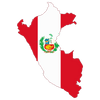 Pictorial representation of map of Peru