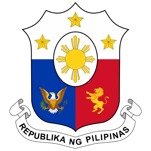 Image showing the big size coat of arms or embelem of Philippines