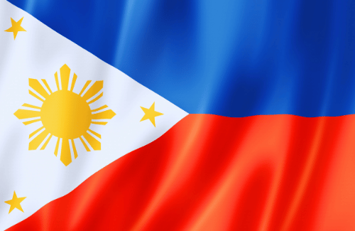 Image illustrating the big size flag of Philippines