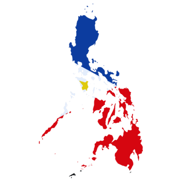 Pictorial representation of map of Philippines